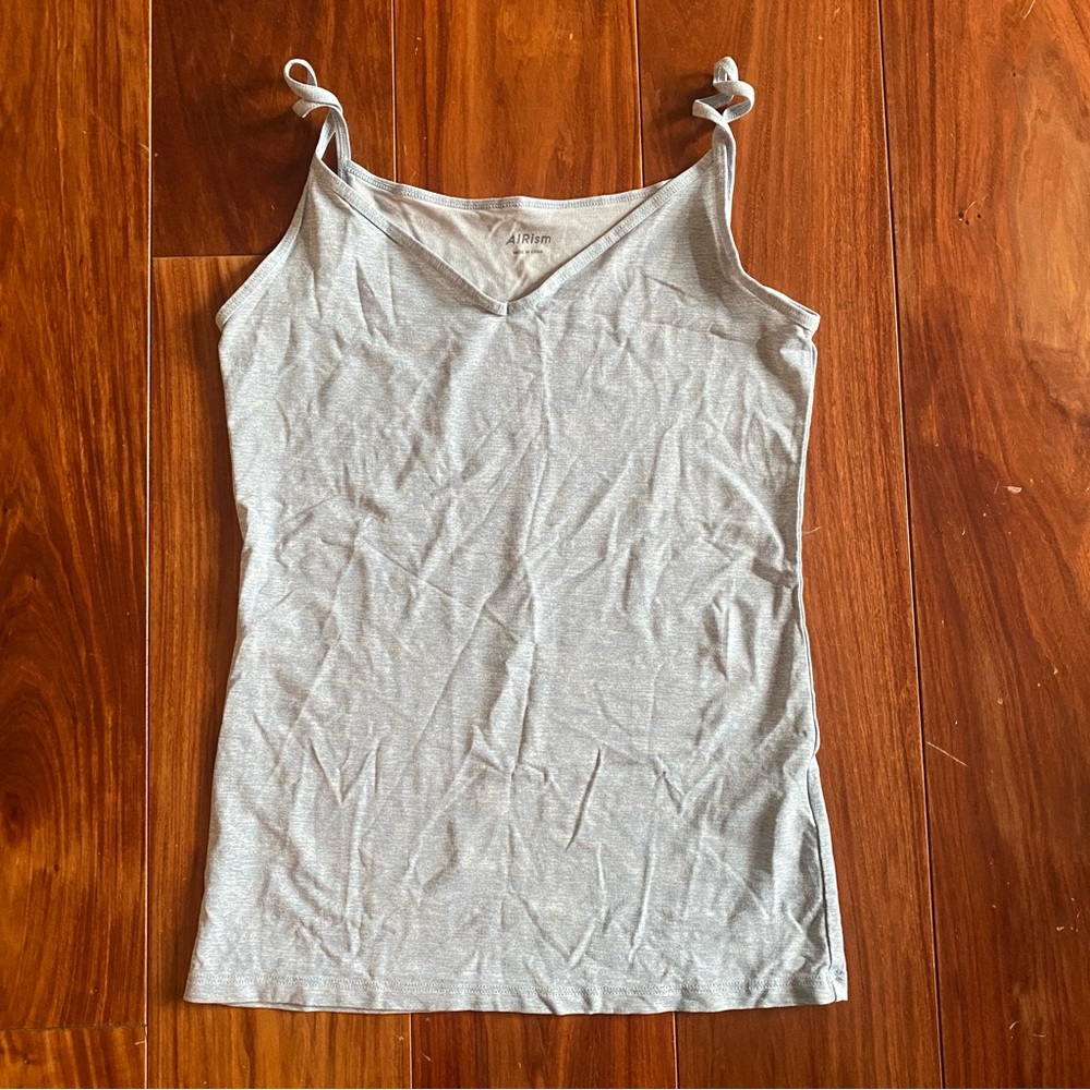 Uniqlo Airism Cami, Size Small, Color Baby Blue